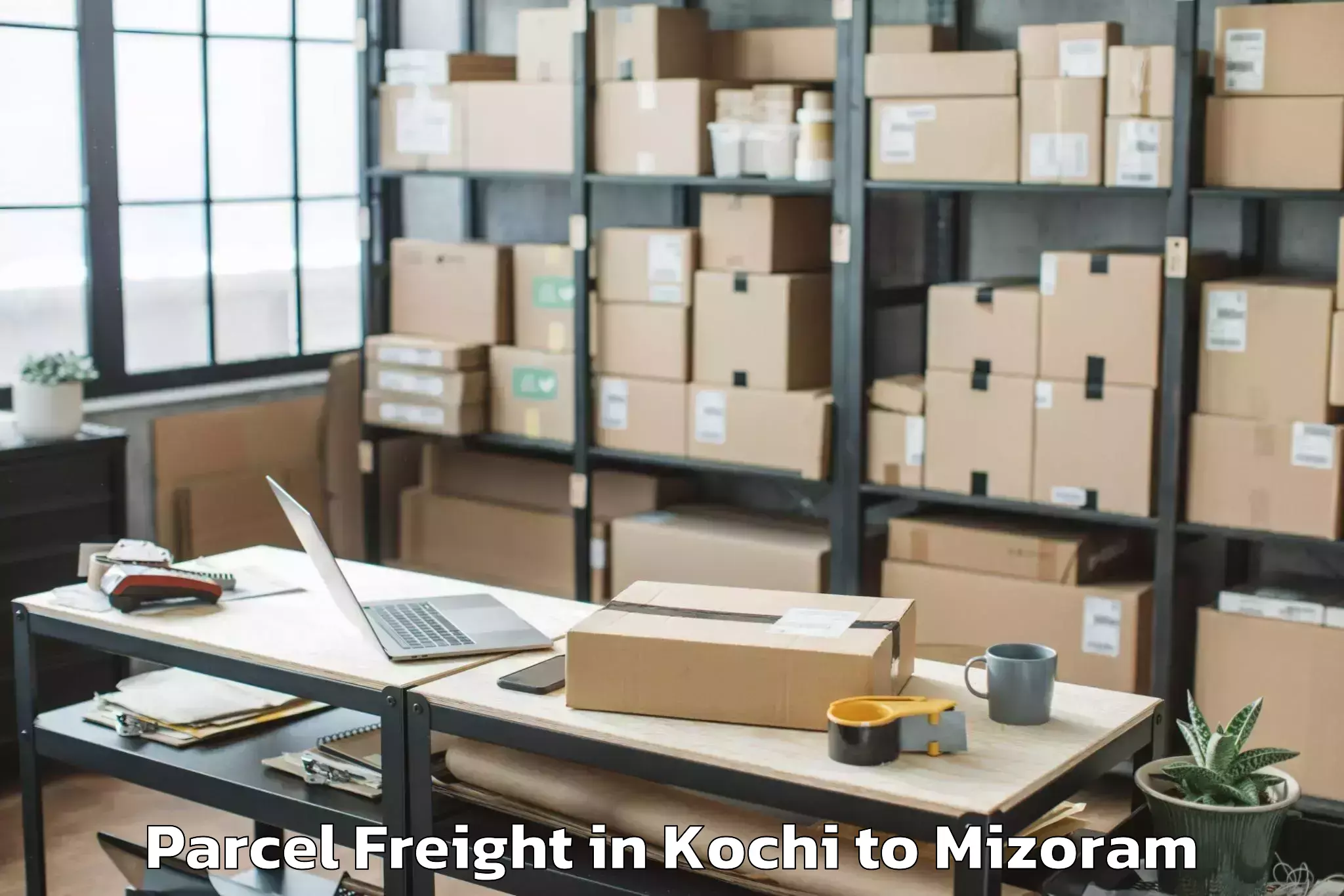 Reliable Kochi to Darlawn Parcel Freight